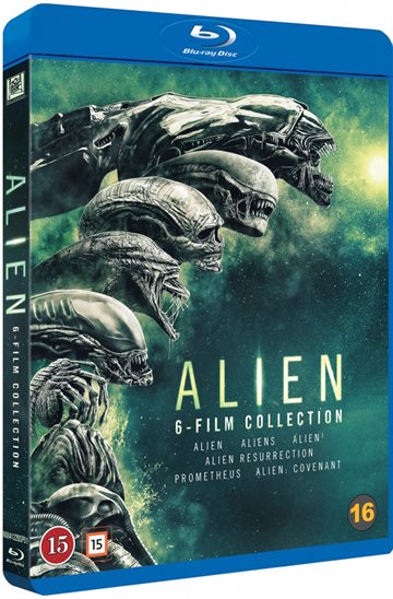Alien 1-6 Boks - Blu-Ray